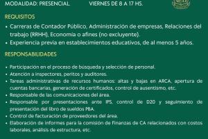 Bsquedas de Trabajo  Se busca Analista Sr de RRHH